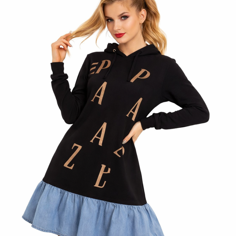 Sukienka  damska z kapturem