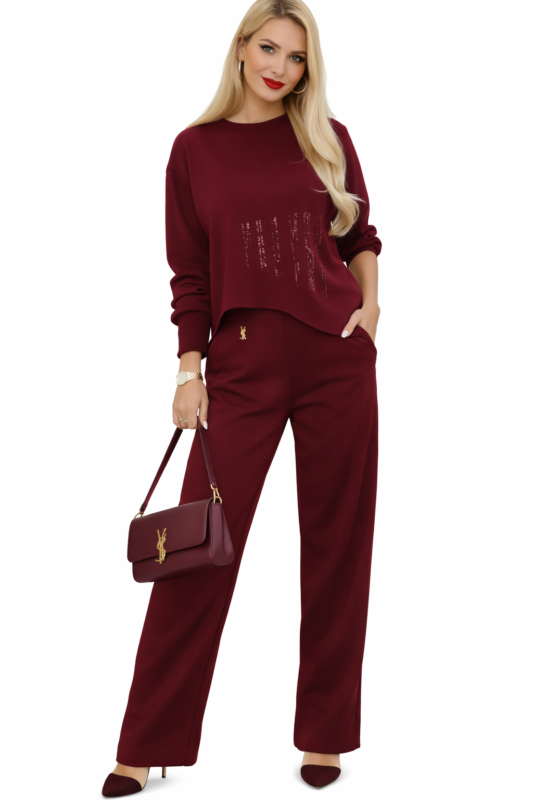 Komplet damski   dzianinowy