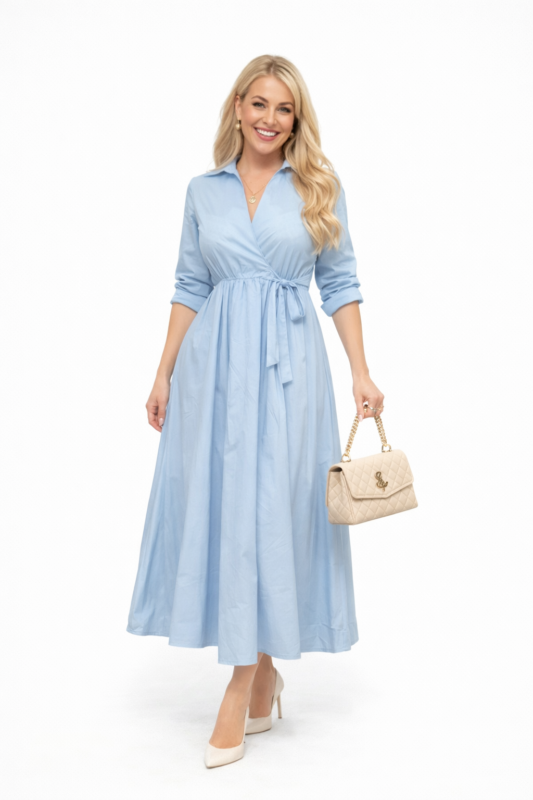 Sukienka długa bawełniana