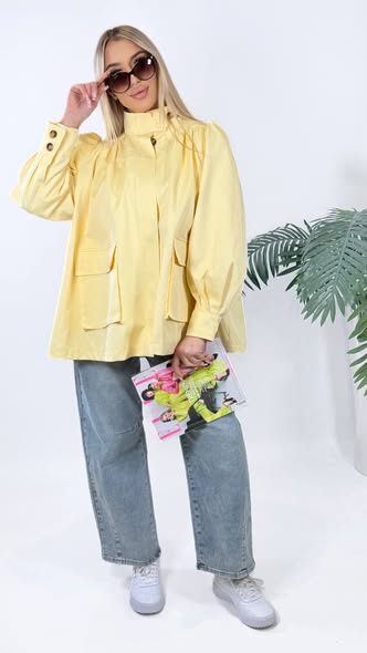 Kurtka damska lekka luzna