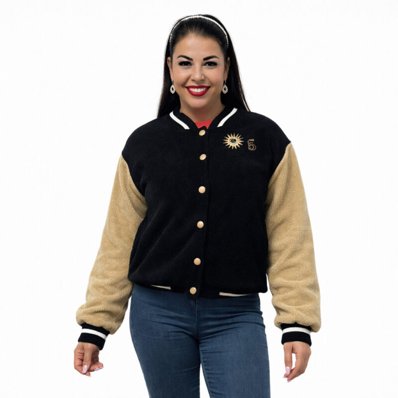 Kurtka  z welwetu na podszewce